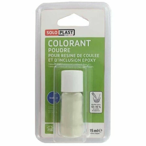 Poudre Colorante Pour Résine SOLOPLAST 15ml Indigo 1 Poudre Colorante Pour Résine SOLOPLAST 15ml Indigo