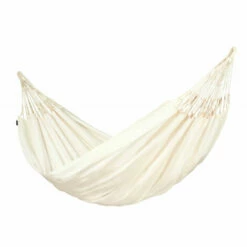 LA SIESTA Brisa Vanilla - Hamac Classique Kingsize Outdoor - Blanc / écru