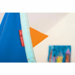LA SIESTA Joki Dolphy - Nid-hamac Enfant En Coton Bio Avec Fixation - Bleu / Turquoise -SOLOPLAST Soldes Magasin 27164727 4