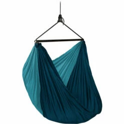 LA SIESTA ZunZun River - Chaise-hamac De Voyage Avec Fixation - Bleu / Turquoise