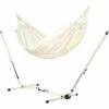 LA SIESTA Brisa Vanilla - Hamac Classique Double Avec Support En Acier Revêtu Par Poudre