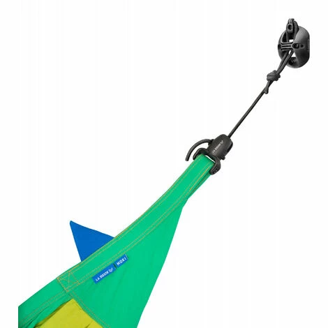 LA SIESTA Moki Froggy - Hamac Enfant En Coton Bio Avec Fixation - Vert 2 LA SIESTA Moki Froggy - Hamac Enfant En Coton Bio Avec Fixation - Vert – Image 2