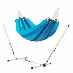 LA SIESTA Orquídea Lagoon - Hamac Classique Simple Avec Support En Acier Revêtu Par Poudre