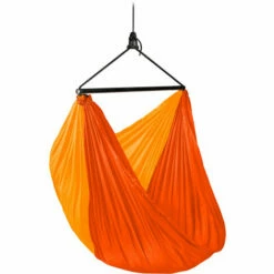 LA SIESTA ZunZun Sunrise - Chaise-hamac De Voyage Avec Fixation - Jaune / Orange