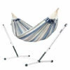 LA SIESTA Brisa Sea Salt - Hamac Classique Double Avec Support En Acier Revêtu Par Poudre
