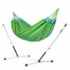 LA SIESTA Brisa Lime - Hamac Classique Double Avec Support En Acier Revêtu Par Poudre