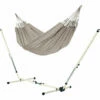 LA SIESTA Brisa Almond - Hamac Classique Double Avec Support En Acier Revêtu Par Poudre