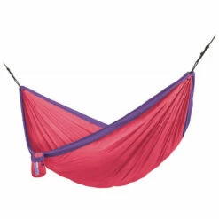 LA SIESTA Colibri 3.0 Passionflower - Hamac De Voyage Simple Avec Fixation - Magenta / Rose