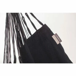 LA SIESTA Habana Onyx - Chaise-hamac Kingsize En Coton Bio - Noir / Gris -SOLOPLAST Soldes Magasin 27164854 5