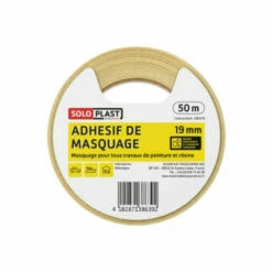 Adhésif De Masquage Soloplast 19mm X 50m - Blanc