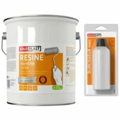 Résine Polyester Soloplast Type Eco 5 KG Avec Durcisseur