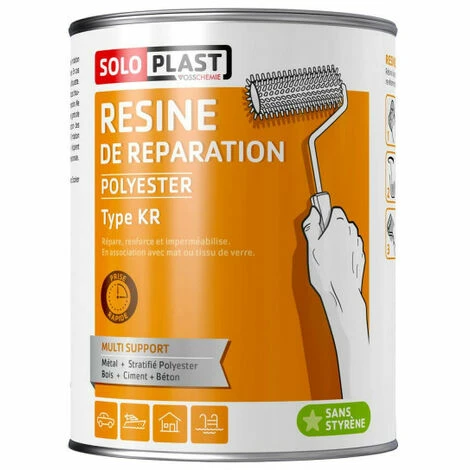 Résine KR Soloplast 2 KG 1 Résine KR Soloplast 2 KG