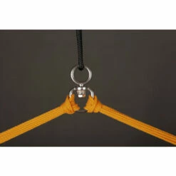 LA SIESTA Habana Volcano - Chaise-hamac Basic En Coton Bio - Rouge -SOLOPLAST Soldes Magasin 36622017 3