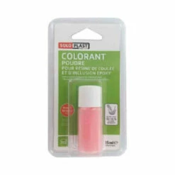 Poudre Colorante Pour Résine SOLOPLAST 15ml Rouge Orange - Orange