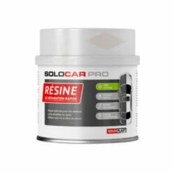 SOLOPLAST Résine De Réparation Rapide Solocar Pro Avec Durcisseur 500g