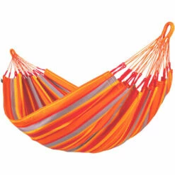 LA SIESTA Brisa Toucan - Hamac Classique Simple Outdoor - Jaune / Orange