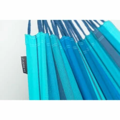 LA SIESTA Modesta Lagoon - Hamac Classique Simple En Coton Bio - Bleu / Turquoise -SOLOPLAST Soldes Magasin 48677468 3