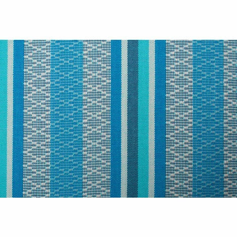 LA SIESTA Modesta Azure - Hamac Classique Double En Coton Bio - Bleu / Turquoise 3 LA SIESTA Modesta Azure - Hamac Classique Double En Coton Bio - Bleu / Turquoise – Image 3