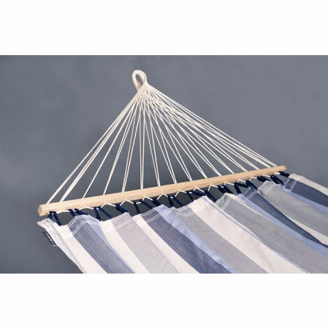 LA SIESTA Alisio Sea Salt - Hamac à Barres Simple Outdoor - Bleu / Turquoise 3 LA SIESTA Alisio Sea Salt - Hamac à Barres Simple Outdoor - Bleu / Turquoise – Image 3