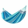 LA SIESTA Modesta Lagoon - Hamac Classique Double En Coton Bio - Bleu / Turquoise