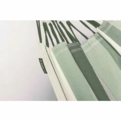 LA SIESTA Modesta Olive - Hamac Classique Double En Coton Bio - Blanc / écru -SOLOPLAST Soldes Magasin 50252007 3