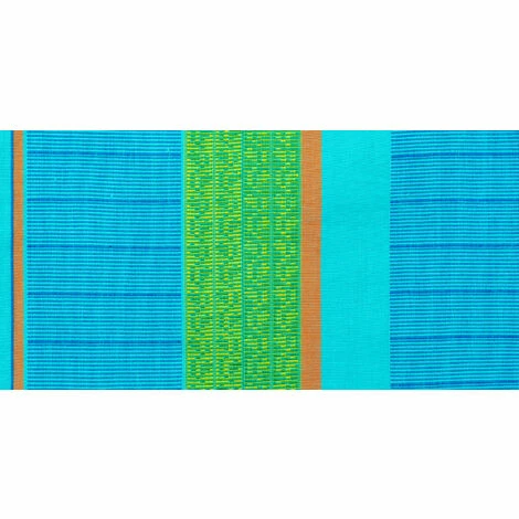 LA SIESTA Cariño Curaçao - Housse De Coussin Hamac En Coton Bio - Bleu / Turquoise 2 LA SIESTA Cariño Curaçao - Housse De Coussin Hamac En Coton Bio - Bleu / Turquoise â Image 2