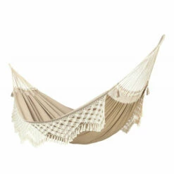 LA SIESTA Bossanova Muscade - Hamac Classique Kingsize En Coton Bio - Marron