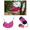 LA SIESTA HAMAC DE VOYAGE FUSCHIA EN TOILE DE PARACHUTE