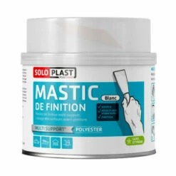 Mastic De Finition Blanc SOLOPLAST 435g Avec Durcisseur - Blanc